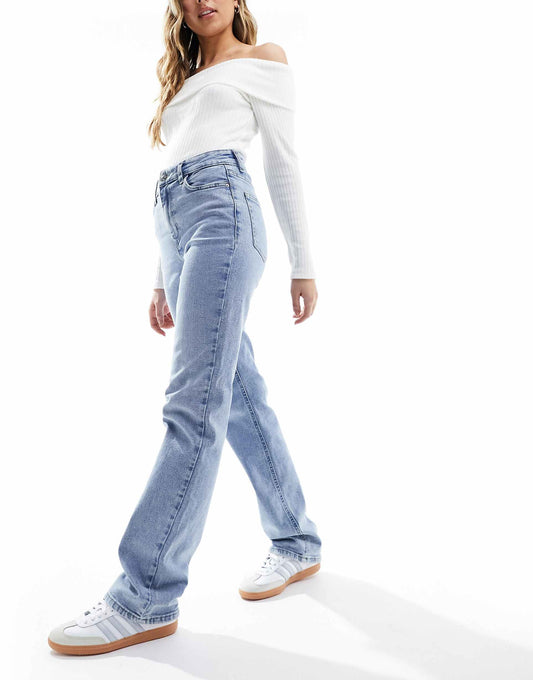Kelly High Waisted Straight Leg Jeans