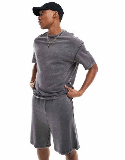 Oversized Sweat T-Shirt Co-Ord