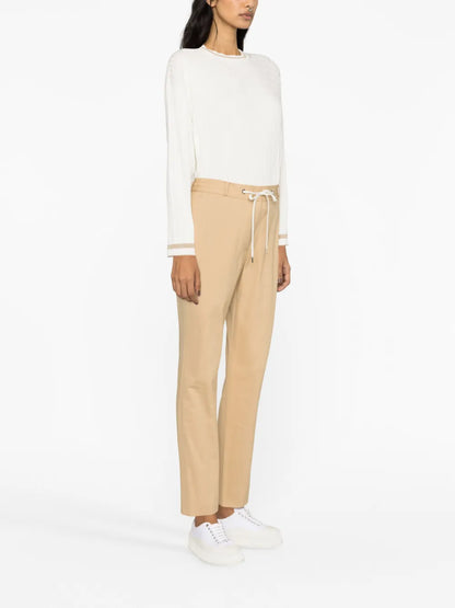 Tapered Drawstring Trousers
