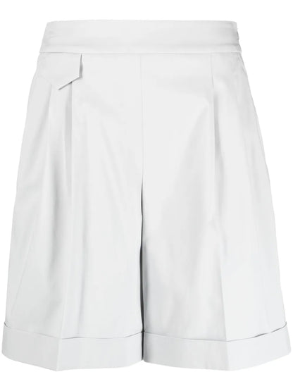 Cotton-Blend Tailored Shorts