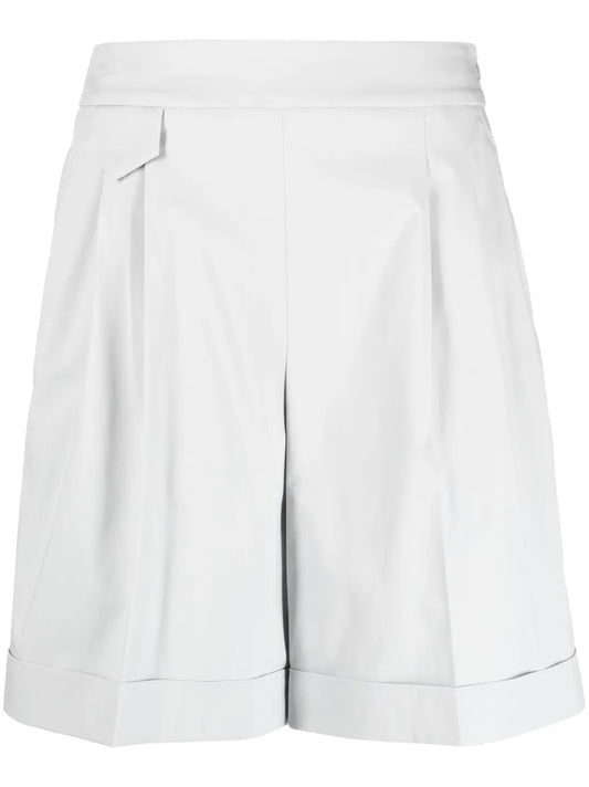 Cotton-Blend Tailored Shorts