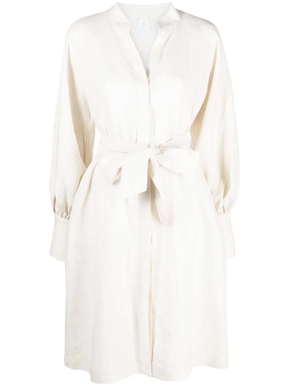 Belted Linen Dress