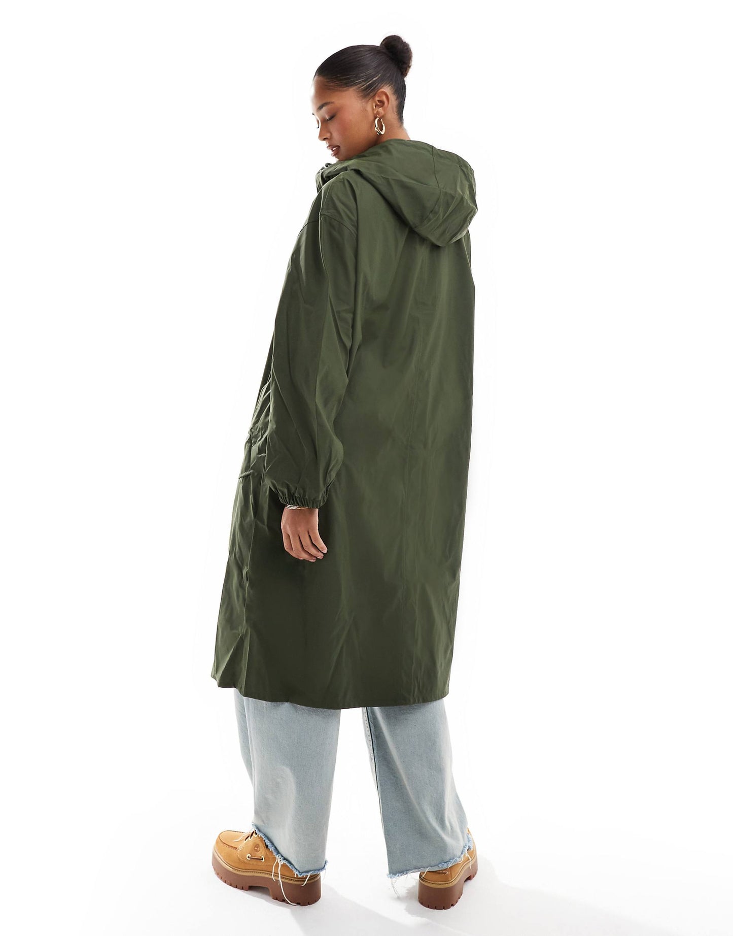 Rubberised Rain Parka Coat