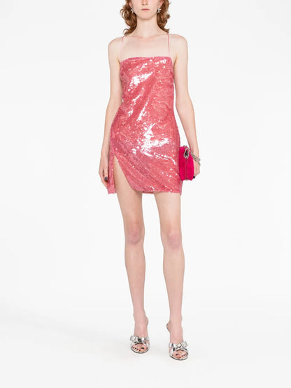 Sequinned Sleeveless Minidress