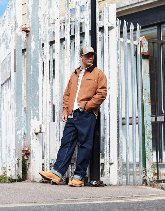 Oversized Harrington Jacket