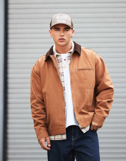 Oversized Harrington Jacket