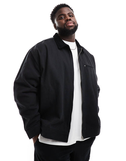 Oversized Harrington Jacket