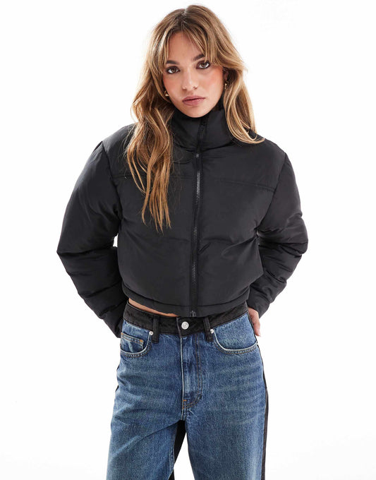 Cropped Puffer Jacket