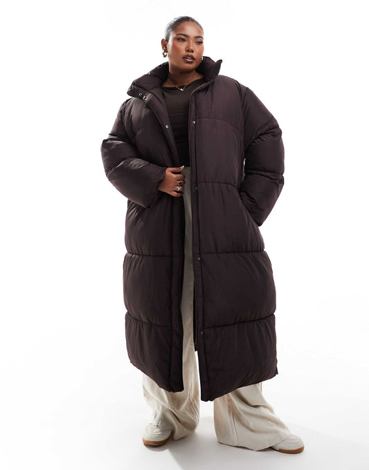 Curve Longline Padded Jacket