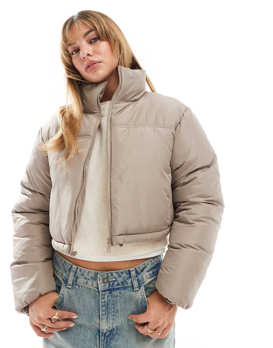Cropped Puffer Jacket