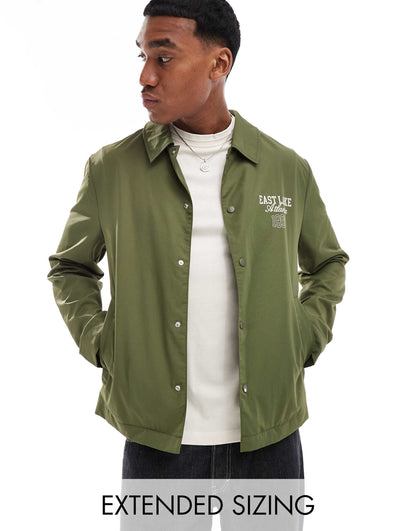 Lightweight Harrington Jacket With Back Print