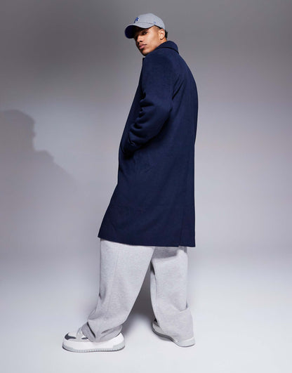 Wool Look Car Coat