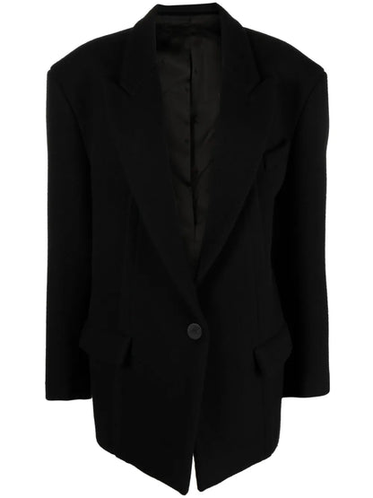 Glen Single-Breasted Blazer