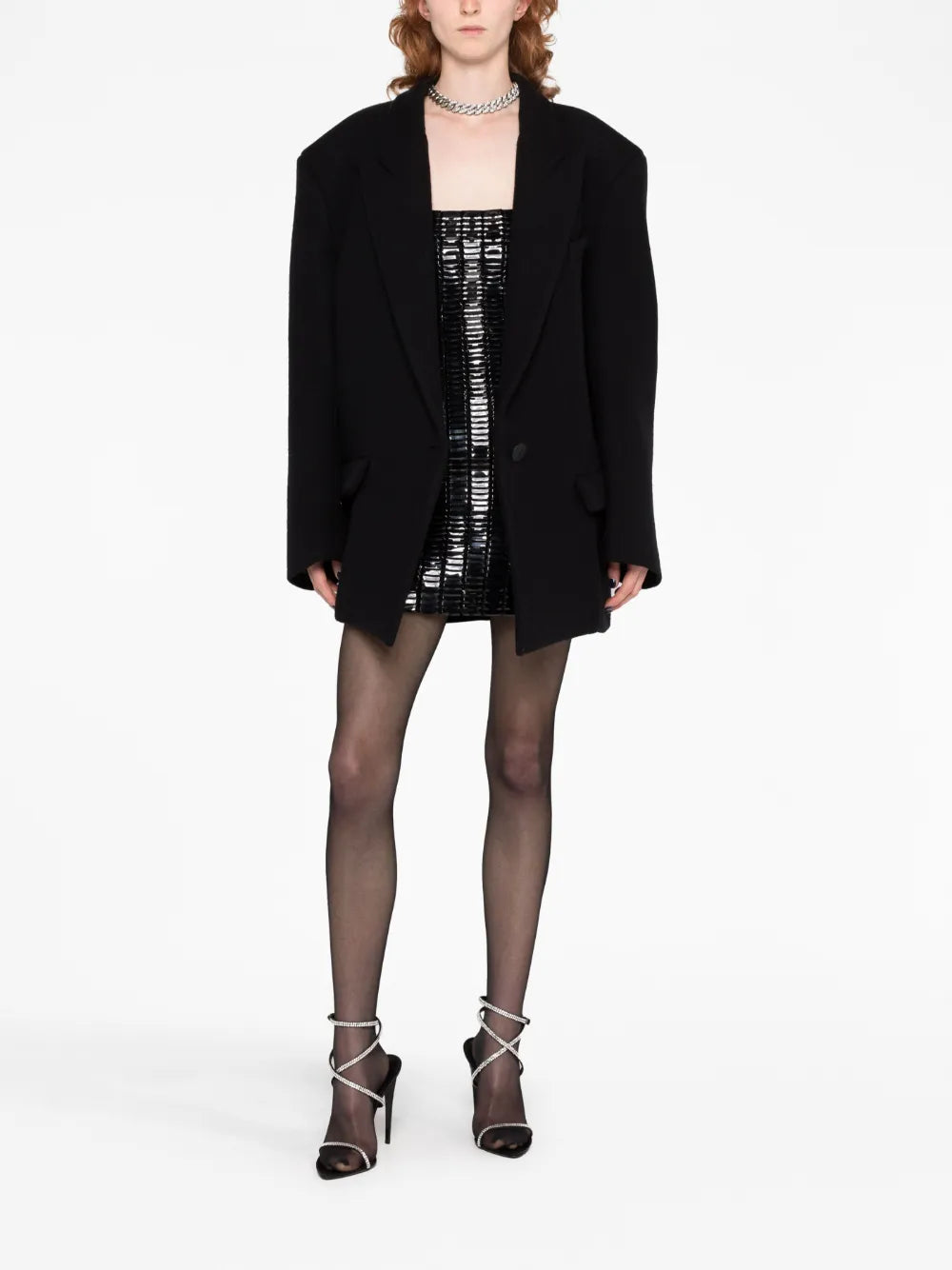 Glen Single-Breasted Blazer