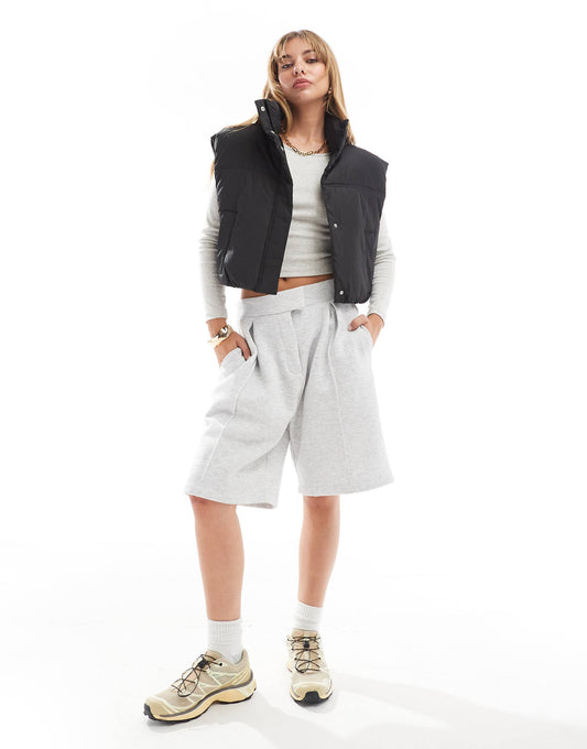 Funnel Neck Puffer Gilet