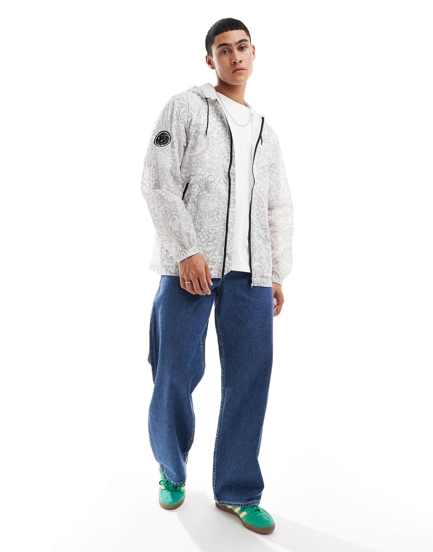 Paisley Print Zip Through Jacket