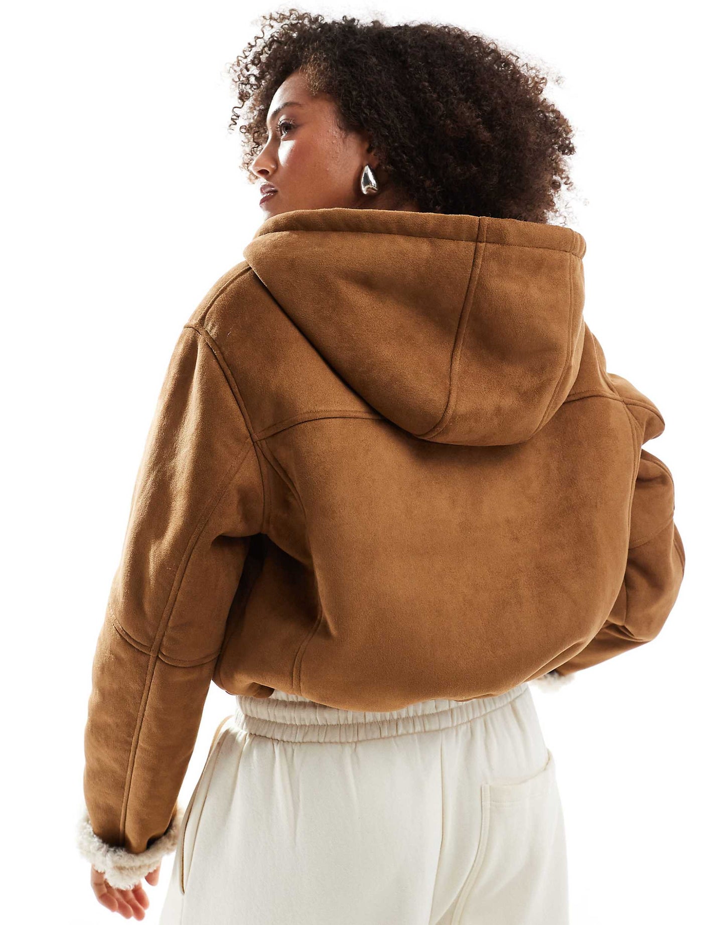 Hooded Shearling Jacket