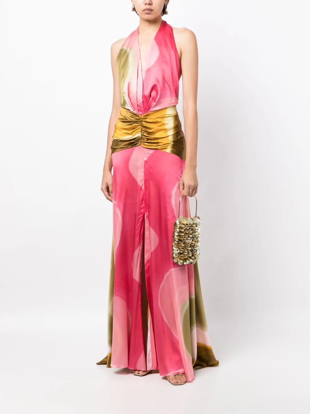 Dafne Halterneck Maxi Dress