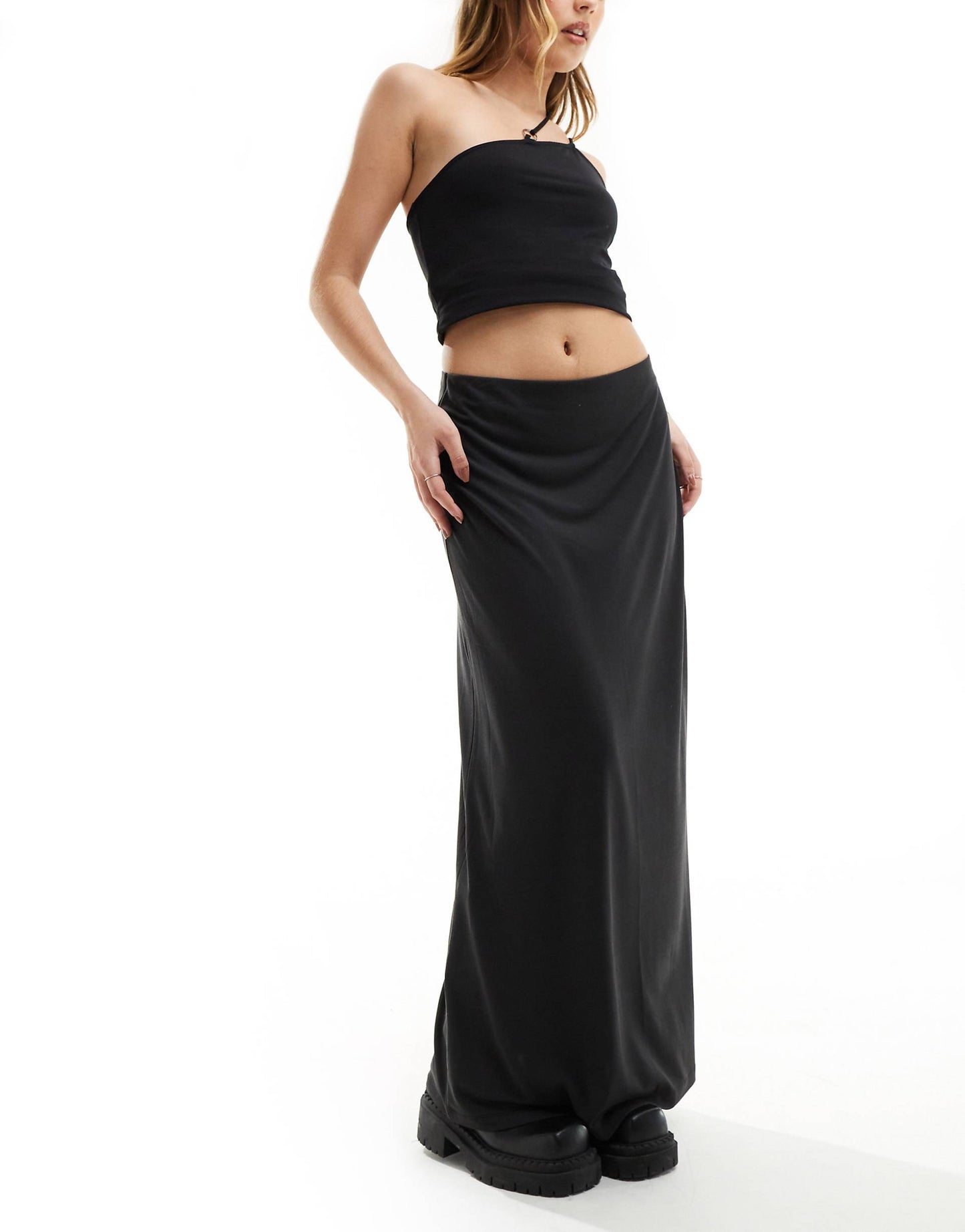 Signe Drape Midi Skirt