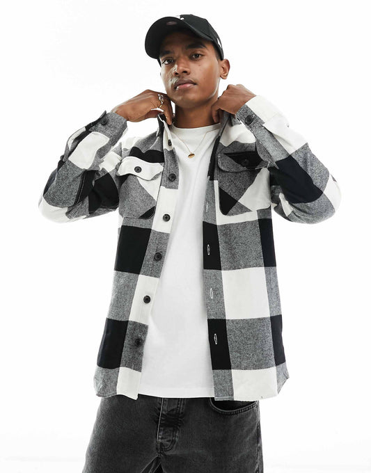 Oversized Buffalo Check Overshirt