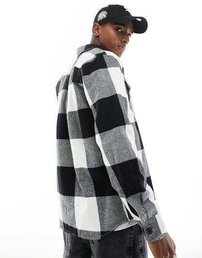 Oversized Buffalo Check Overshirt