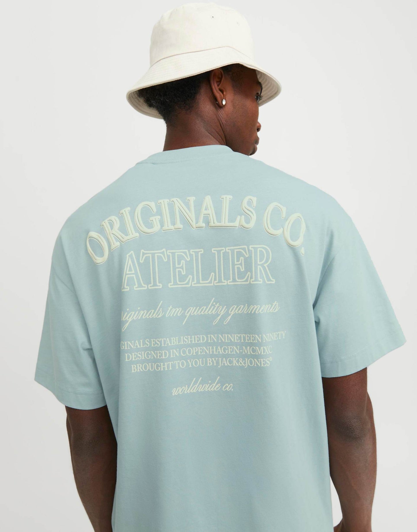 Oversized Atalier Back Print T-Shirt