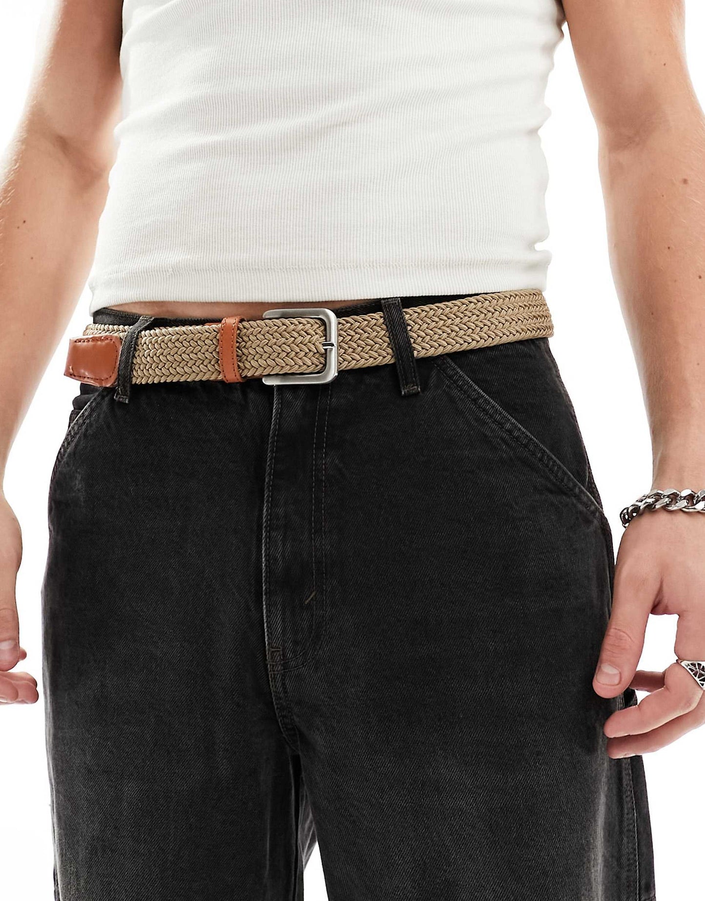 Woven Belt With Buckle