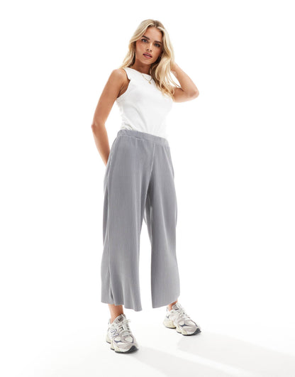 Petite Plisse Wide Trouser Culottes