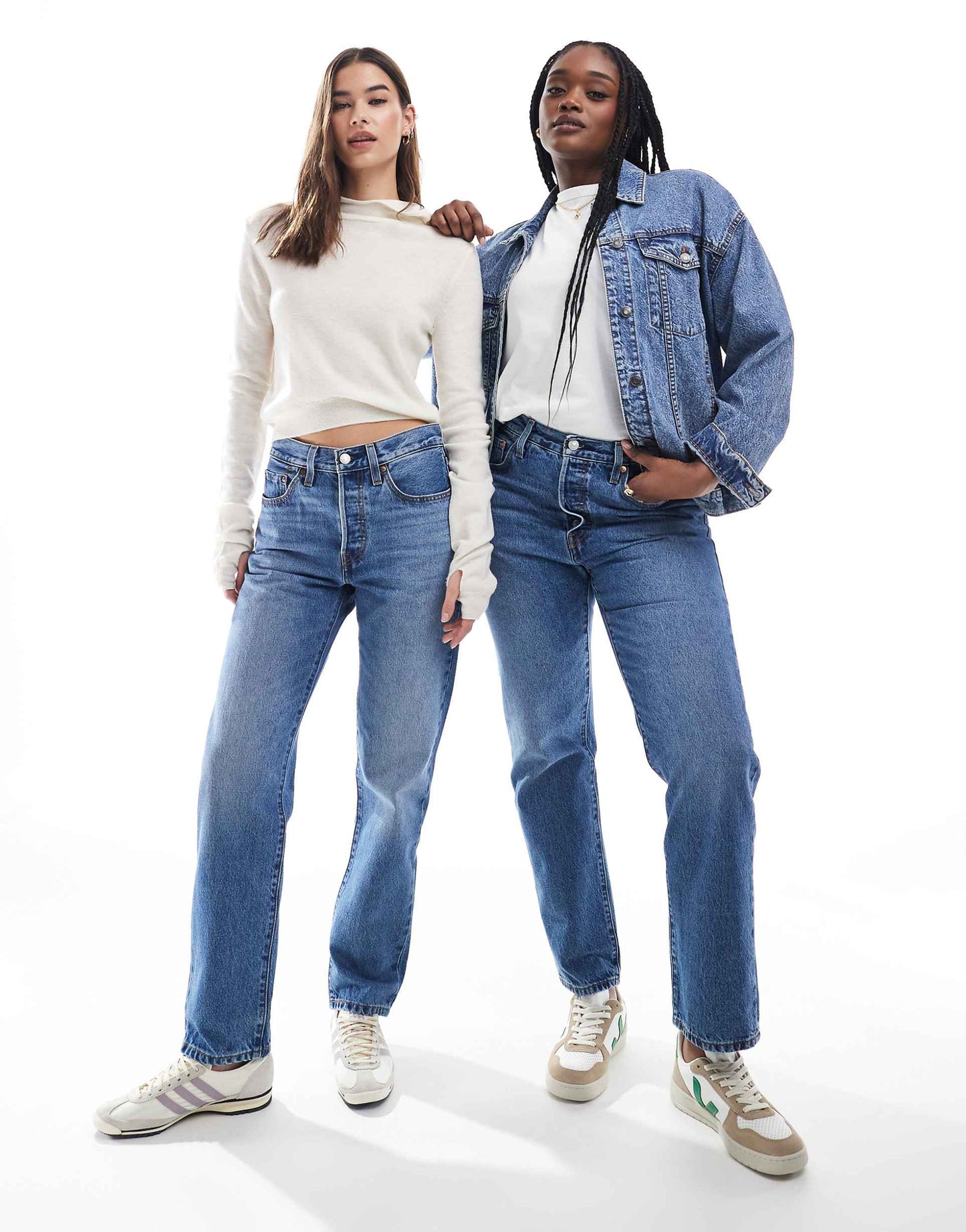 501 Straight Fit Crop Jeans