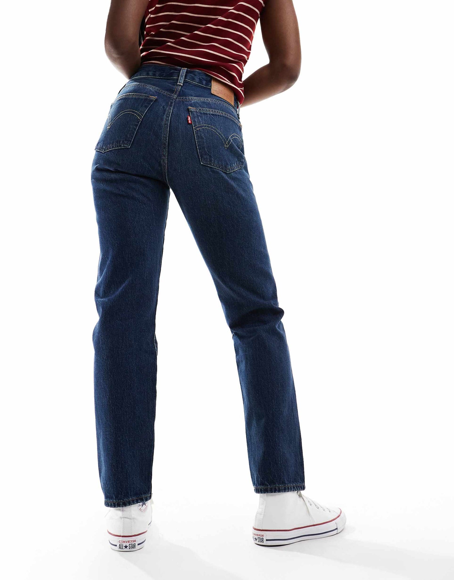 501 Straight Fit Crop Jeans