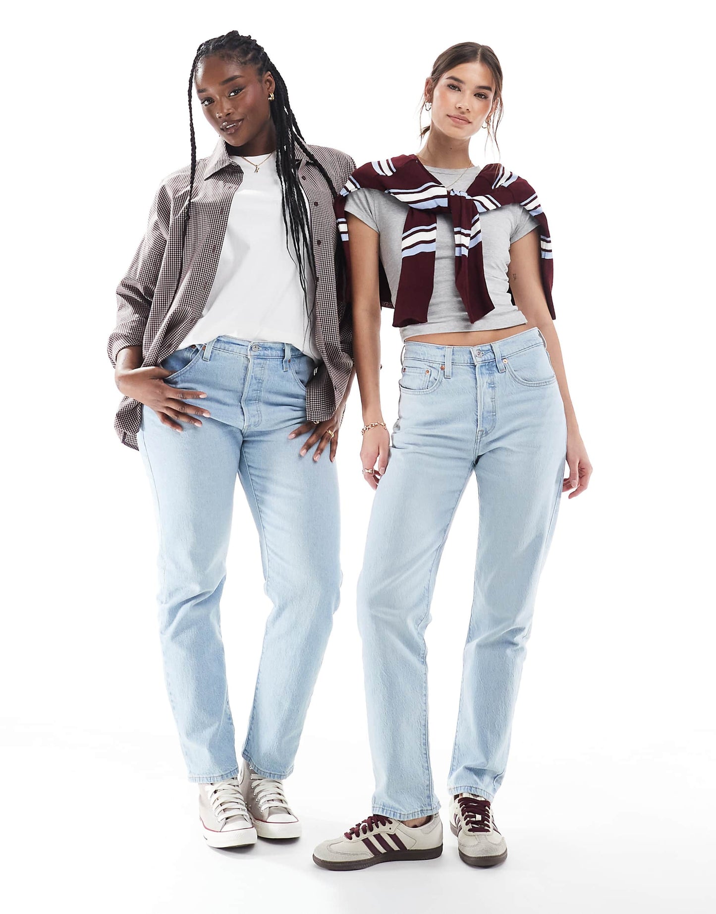 501 Straight Fit Crop Jeans