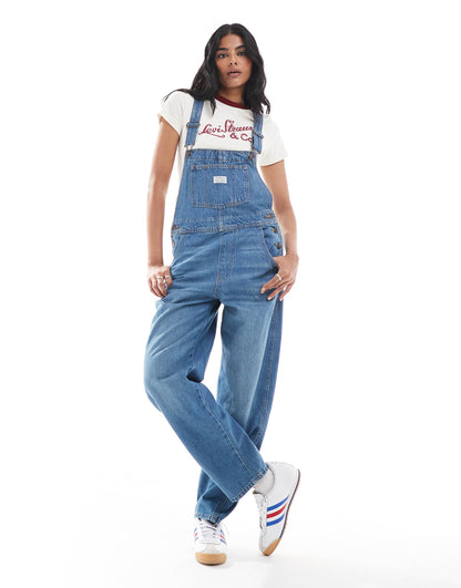 Vintage Fit Denim Dungarees