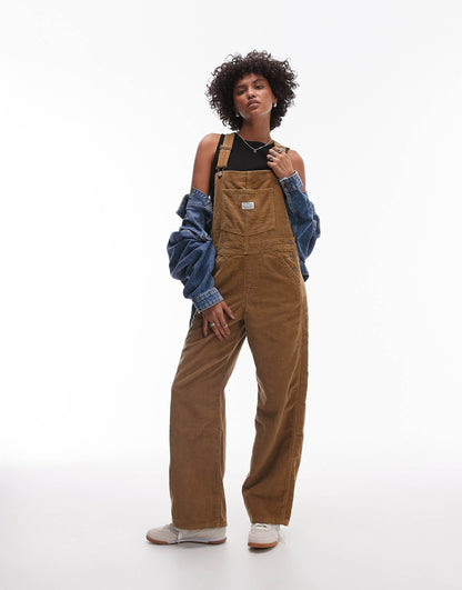 Baggy Fit Cord Dungarees