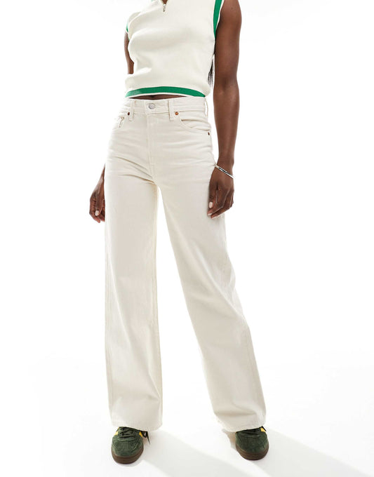 Ribcage High Rise Wide Leg Jeans