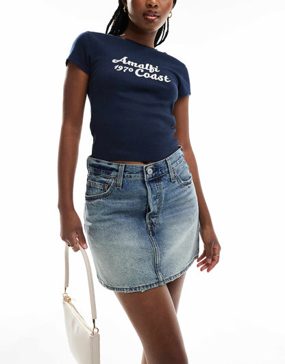 Icon Vintage Denim Skirt