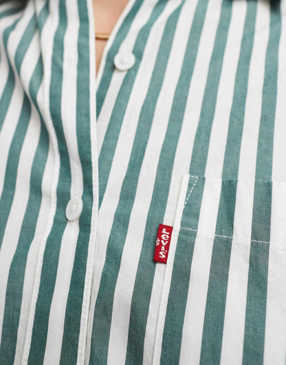 Lola Relaxed Fit Stripe Poplin Shirt