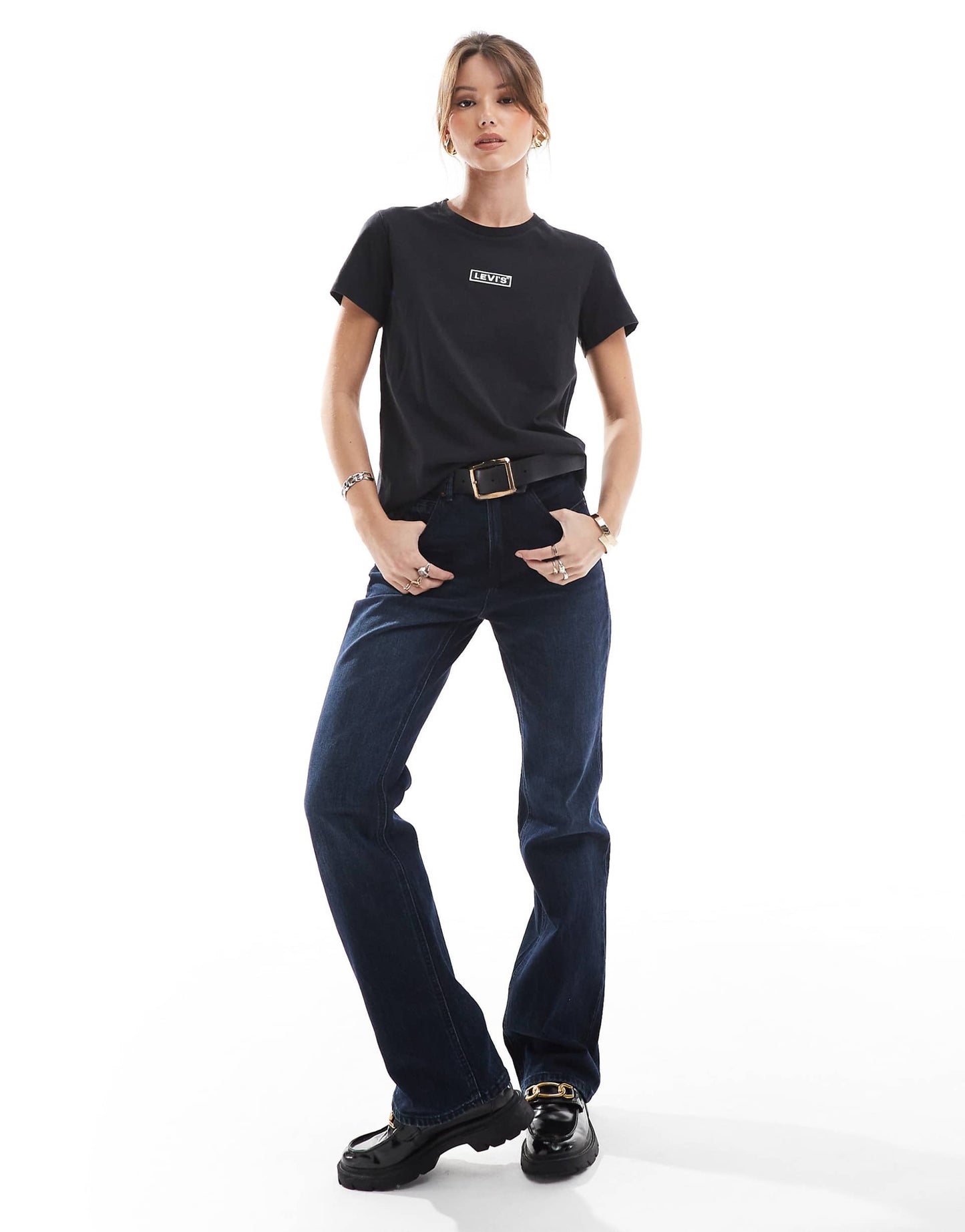 Perfect Shine Box Tab Logo T-Shirt