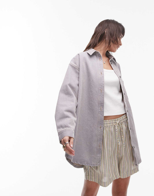 Denim Shacket
