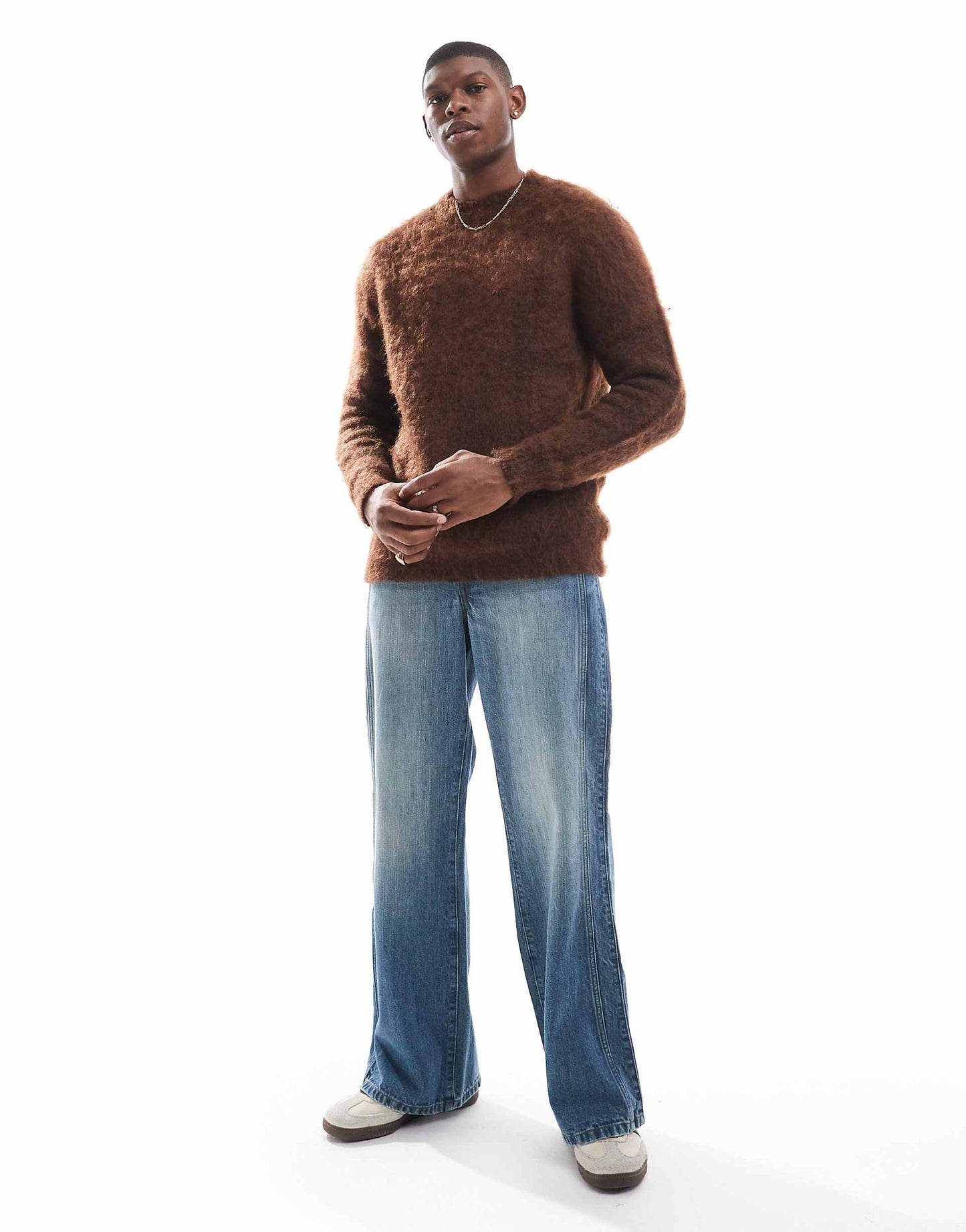 Knitted Fluffy Jumper