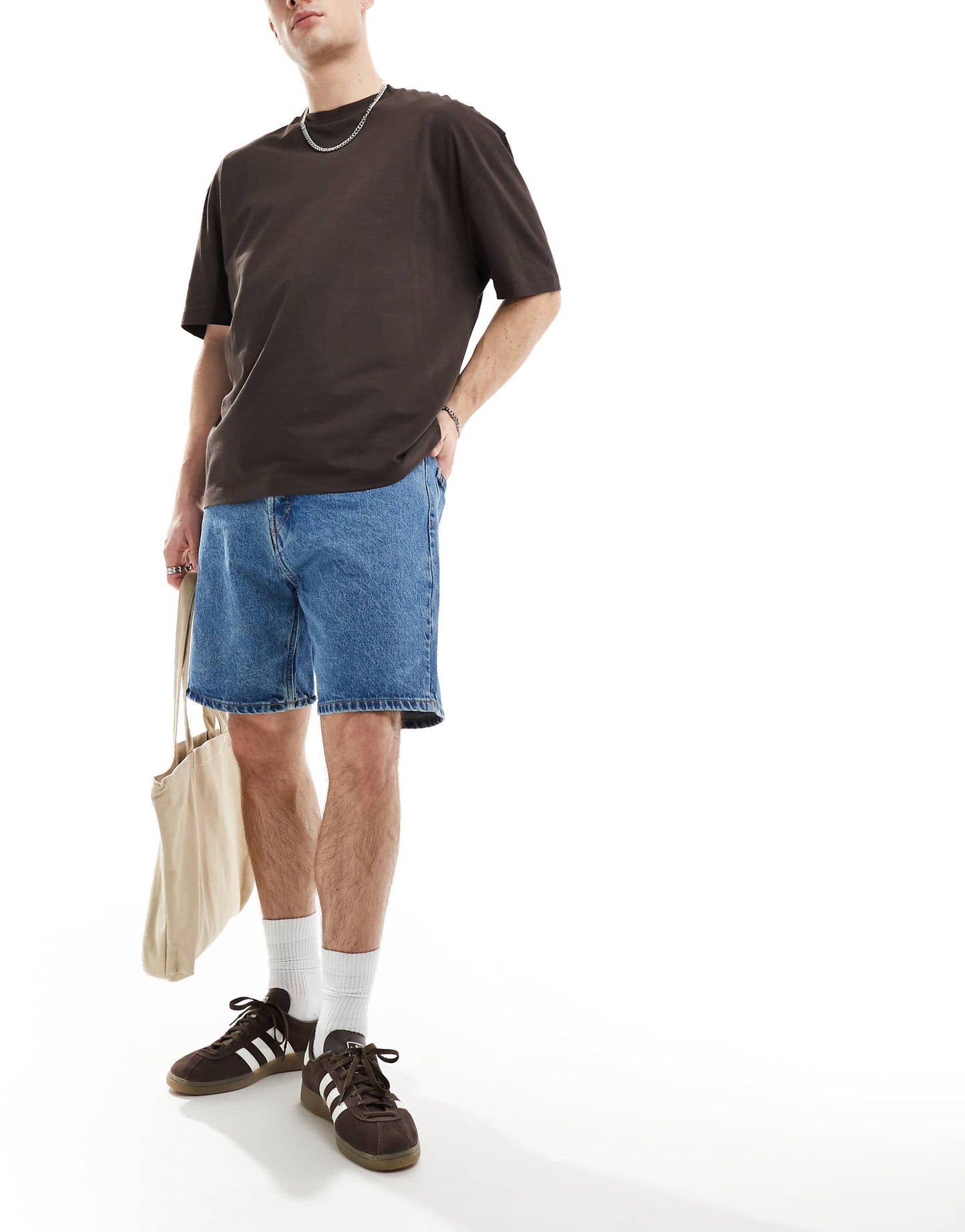 Space Relaxed Fit Denim Shorts