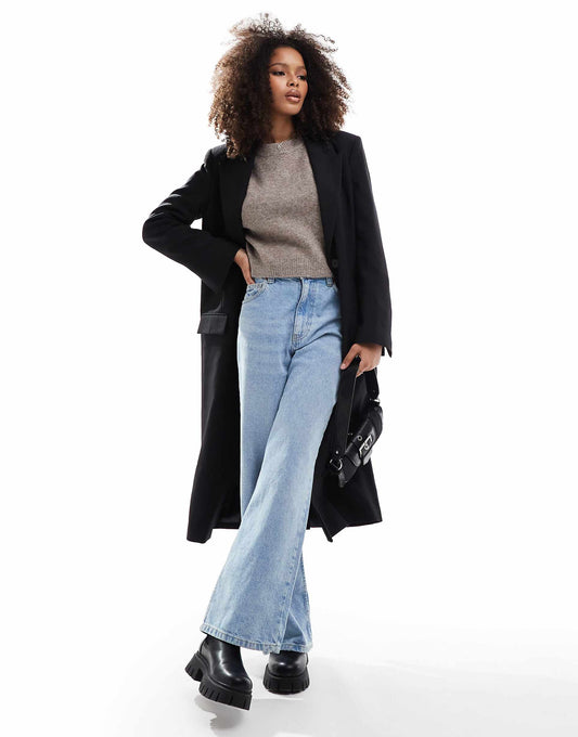 Tailored Single Breast Dad Coat