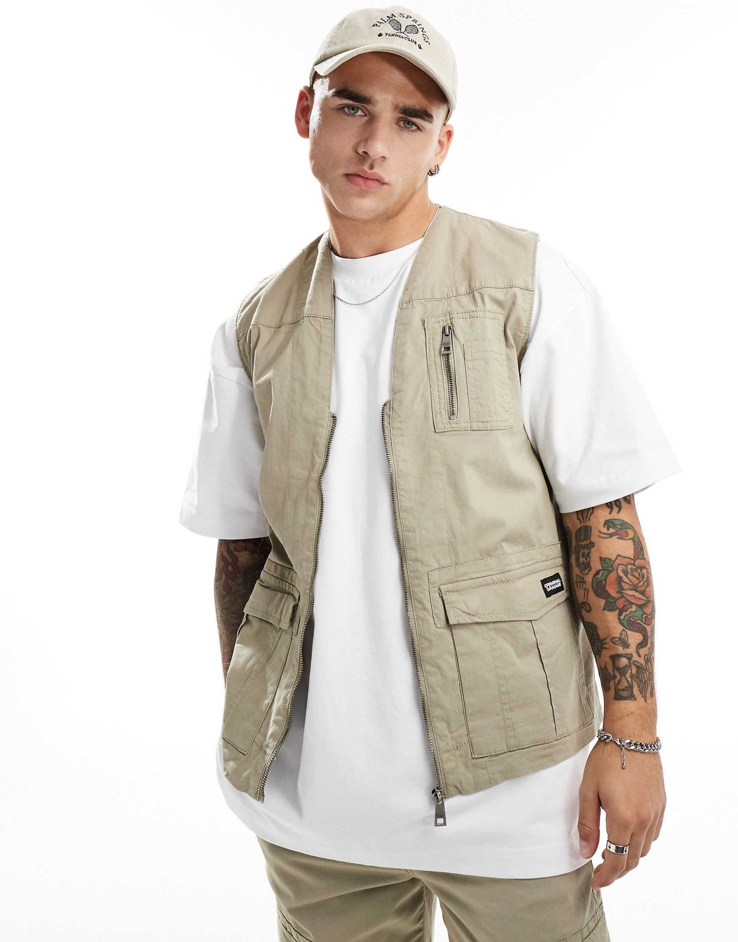 Cargo Vest With Army Pockets
