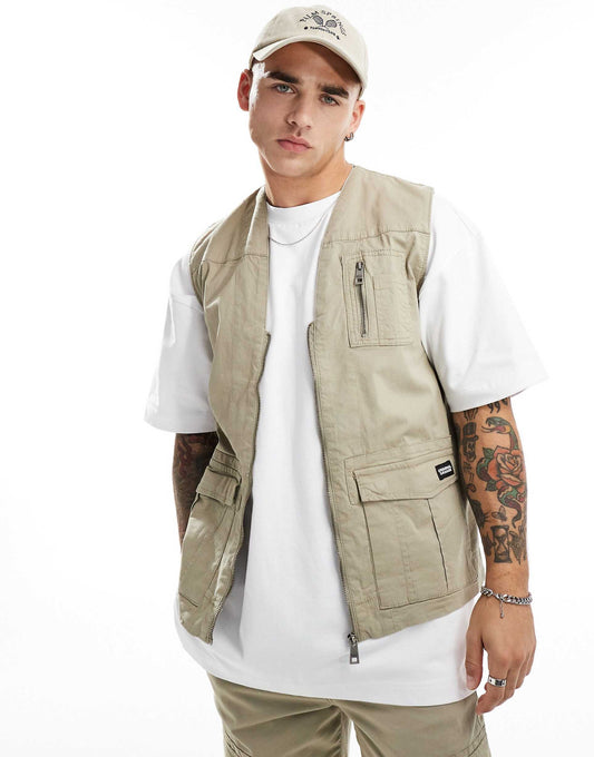 Cargo Vest With Army Pockets