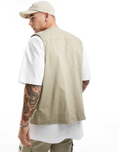 Cargo Vest With Army Pockets