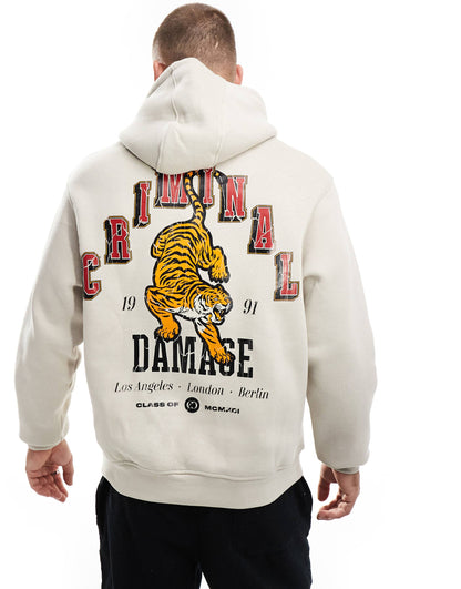 Hoodie With Graphic Print