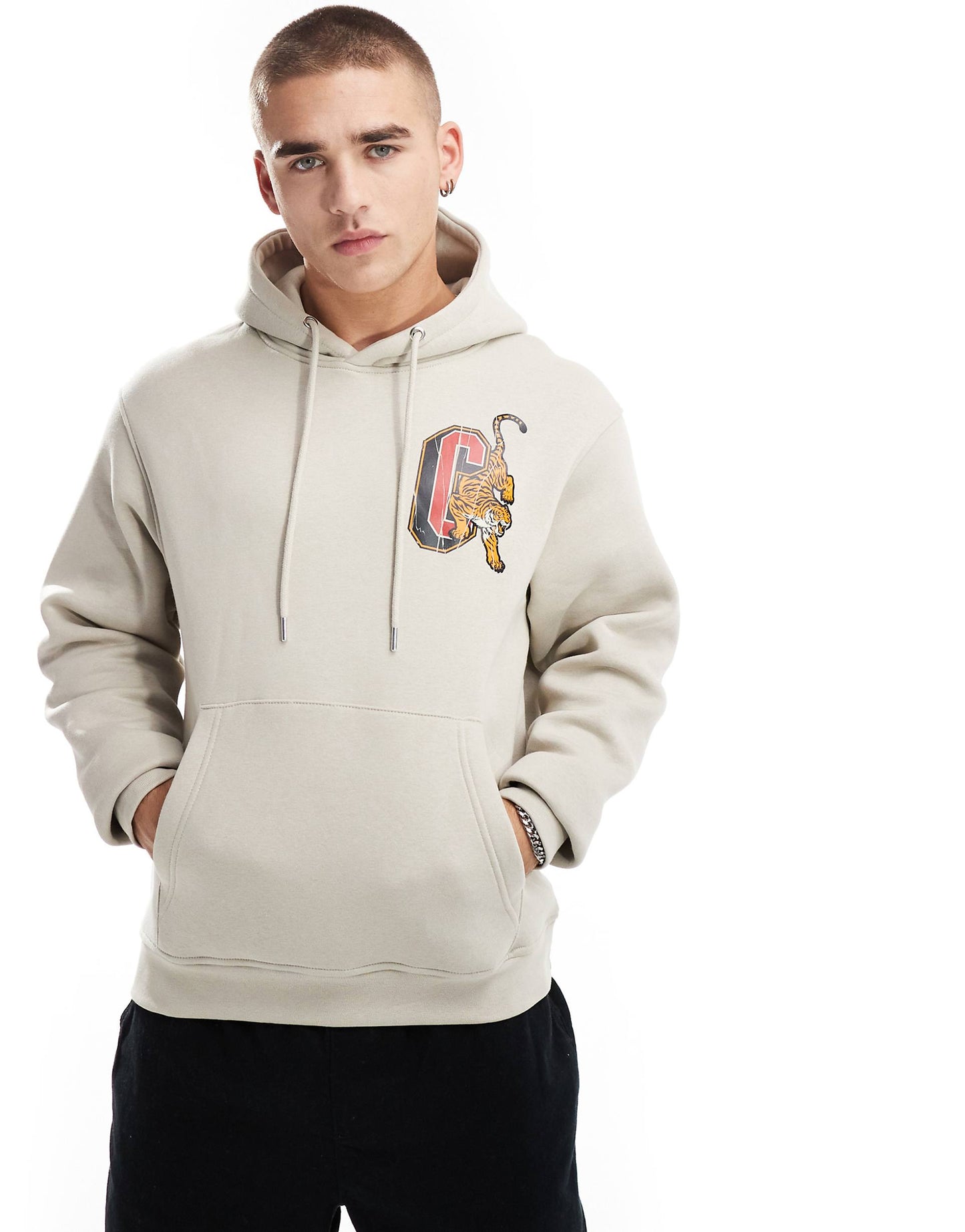Hoodie With Graphic Print
