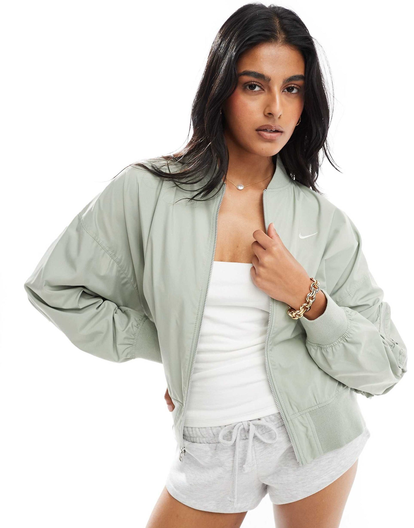 Woven Bomber Jacket