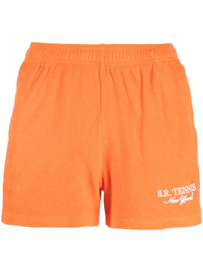 Logo-Embroidered Cotton Shorts