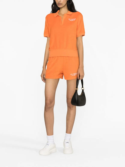 Logo-Embroidered Cotton Shorts