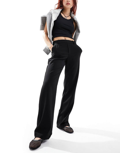 Tailored Straight Leg Trousers